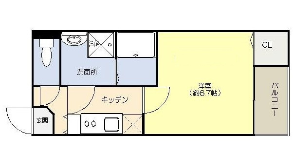 クイーンズコートⅡ の間取り