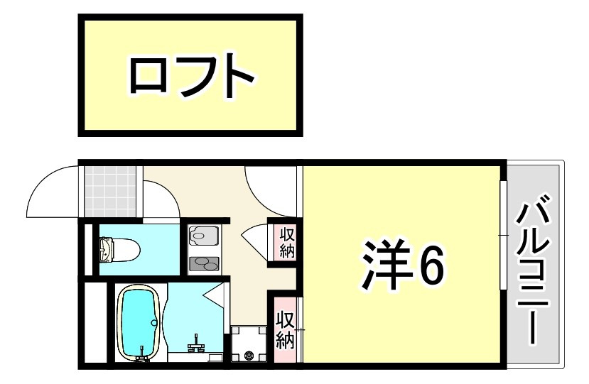 レオパレスzuccaの間取り