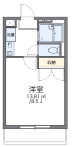 レオパレスサンブライトの間取り