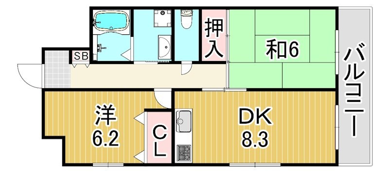 アーネスト須磨の間取り