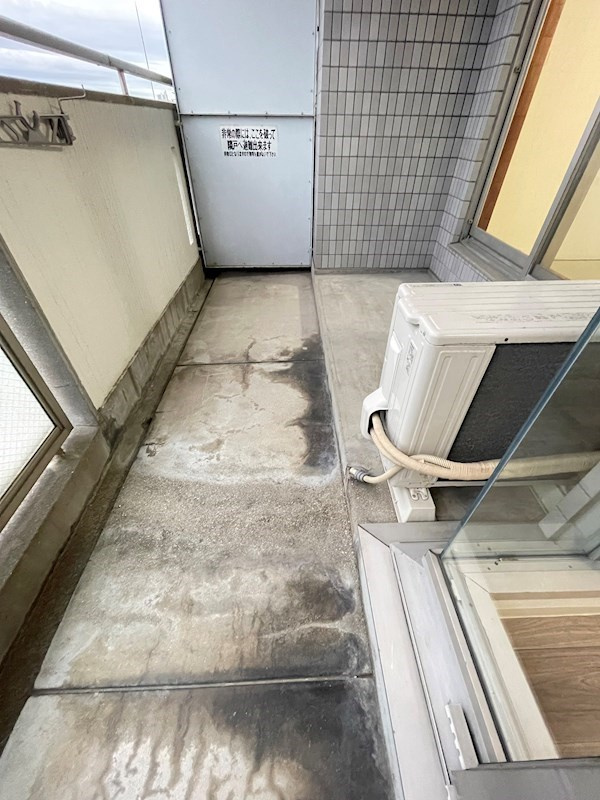 兵庫駅前アーバンライフのバルコニー