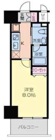 グルーヴ日本橋の間取り