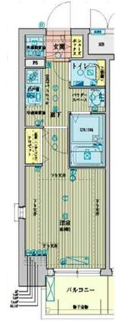 ジュネーゼグラン京町堀の間取り
