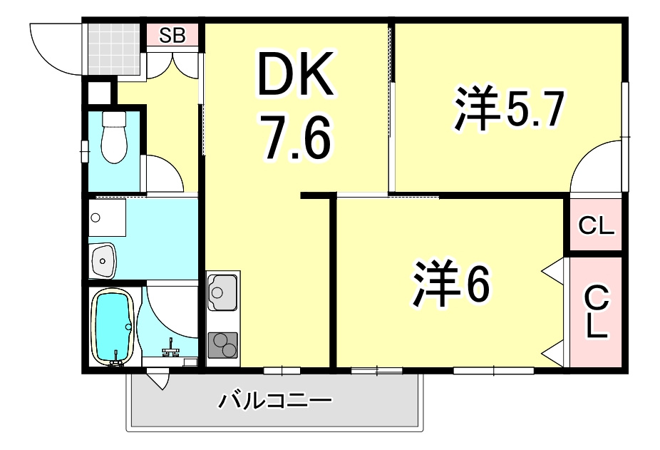 YAO.RE甲子園の間取り