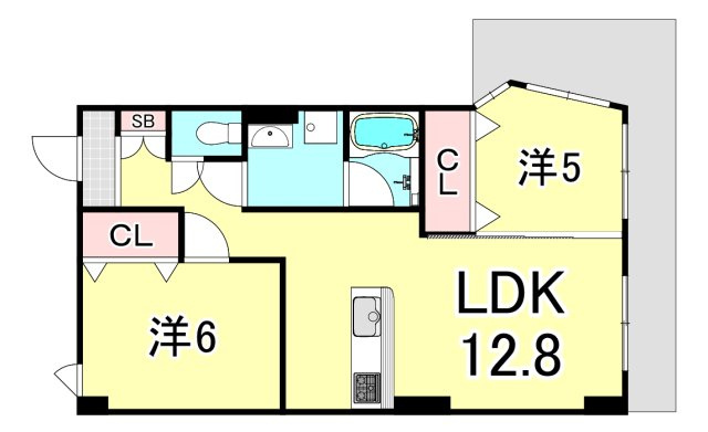 アバンテ甲子園の間取り