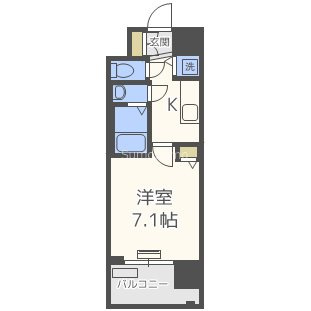 レオンコンフォート難波サウスゲートの間取り