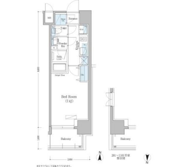 アーバネックス深川住吉の間取り