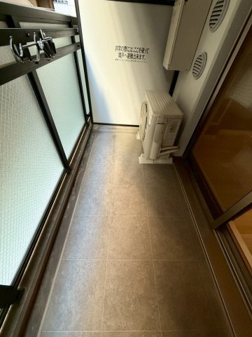 プランドール北浜のバルコニー