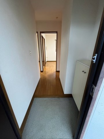 前田ハイツ上大市の玄関
