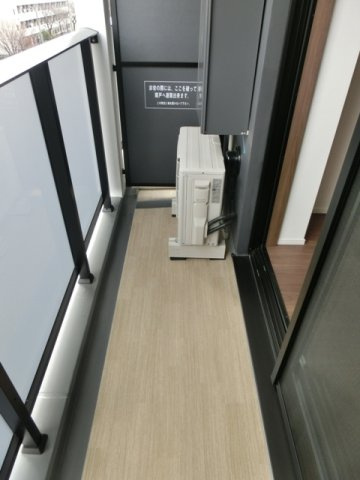 市谷仲之町ビューアパートメントのバルコニー|※写真は同タイプ住戸です。