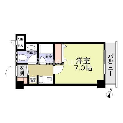 オズコート神戸本山の間取り