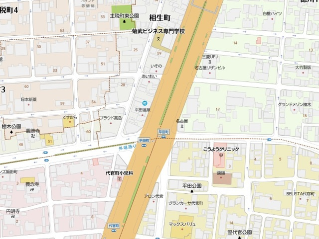 Ｗｉｓｔｅｒｉａ（ウィステリア）の地図