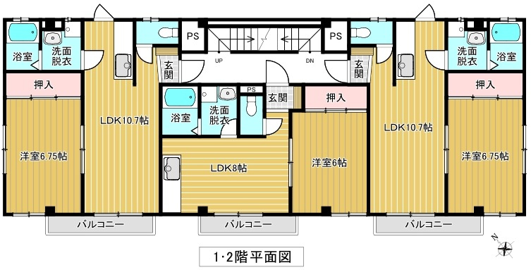 メゾンドモエの間取り