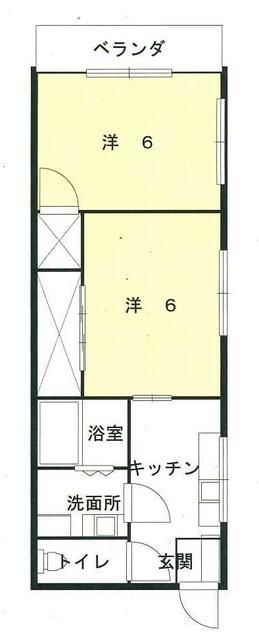 寺井マンションの間取り