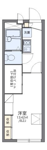 レオパレス緑町の間取り