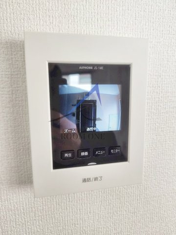 第二あづまビル のセキュリティ|モニター付きインターホンです。