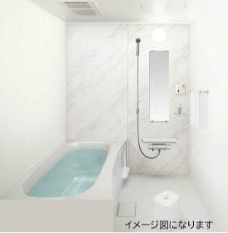 山川新築アパート（仮）の浴室|日々の疲れを癒すお風呂付です