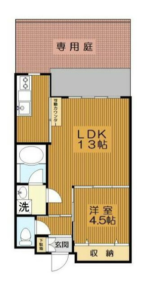 【間取り】 |  プリティ双葉 | 1LDKの間取りです！