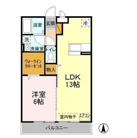 L'ARCHE（ラルシュ）の間取り