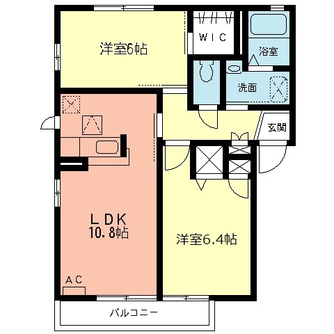 アトリオⅠの間取り