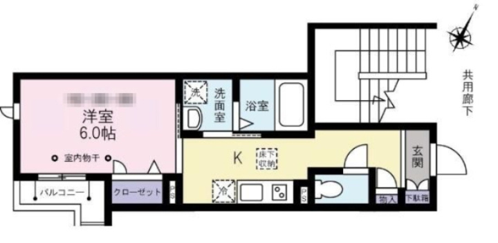 メゾンざおうの間取り