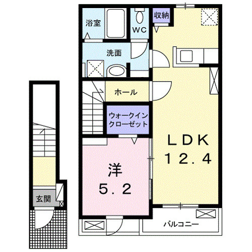エスペランサ田代の間取り