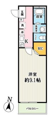 エスポワール・K南越谷の間取り