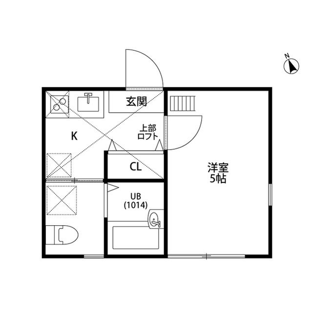 横浜市金沢区富岡東６丁目のアパートの間取り