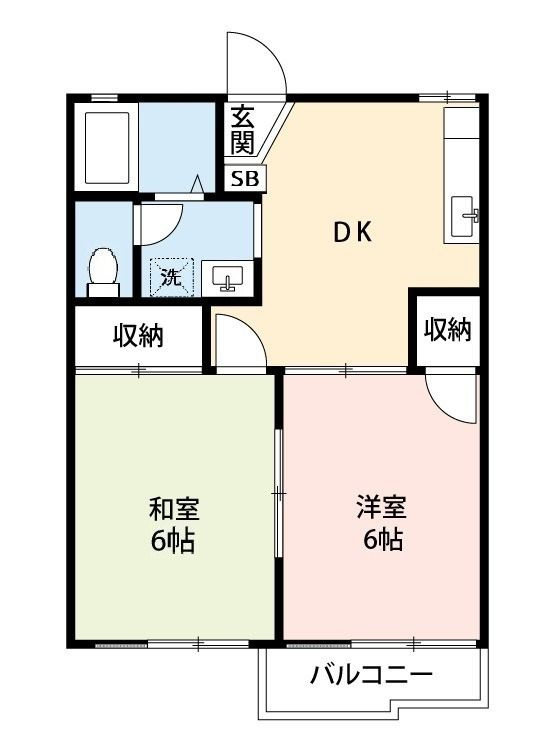 ロジュマンＮＳ　Ａ棟の間取り