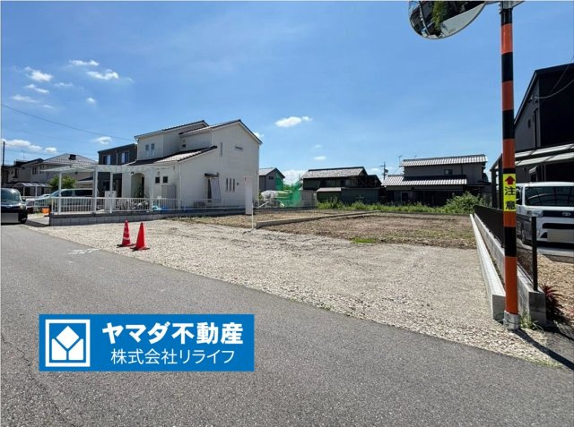 リーブルガーデン　岐阜市川部　全２区画分譲の外観|「現地（202●年●月●日）撮影」　
■外観写真　
■ヤマダ不動産　株式会社リライフ　
