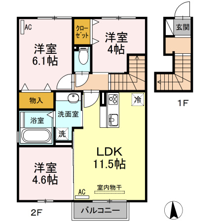 さくら 弐の間取り