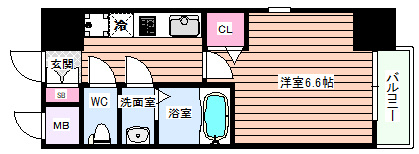 【間取り】 | フレアコート梅田