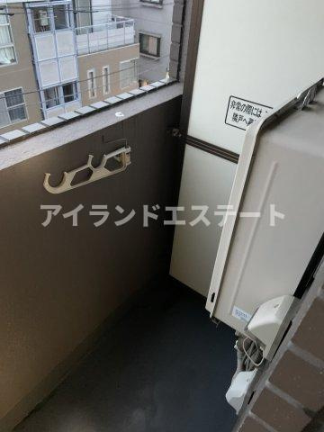 米勢ビル　オートロック　最上階　角部屋　南向きのバルコニー