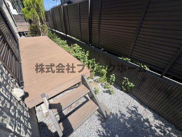 小金井市東町２丁目のタウンのバルコニー