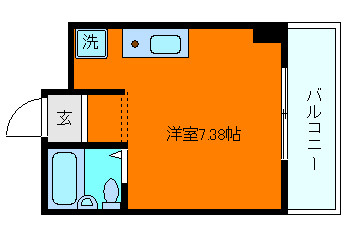 サンコート住吉駅前の間取り