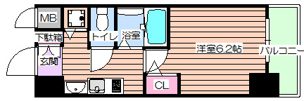 【間取り】 | プレサンス本町ジョイス