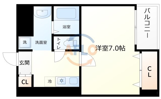 プリンス阿波座の間取り|プリンス阿波座　間取り