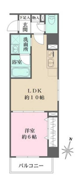 フレア・Fの間取り
