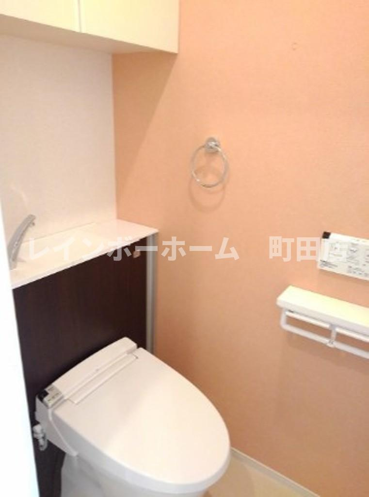 モカハウス１※初期費用分割あと払いサービス利用可能物件のトイレ