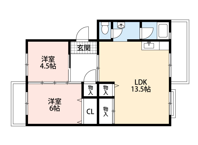 メゾン酒井A　　刈谷市の賃貸はクラスホーム刈谷店　の間取り