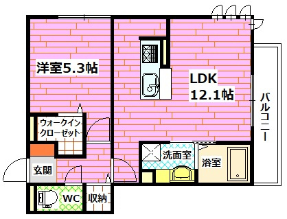 Ｄ-roomせのやIIの間取り