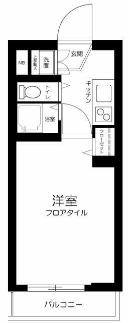 ルーブル新宿西落合Ⅱの間取り