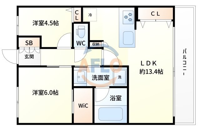 エステムコート中之島GATEⅡの間取り|エステムコート中之島GATE　間取り