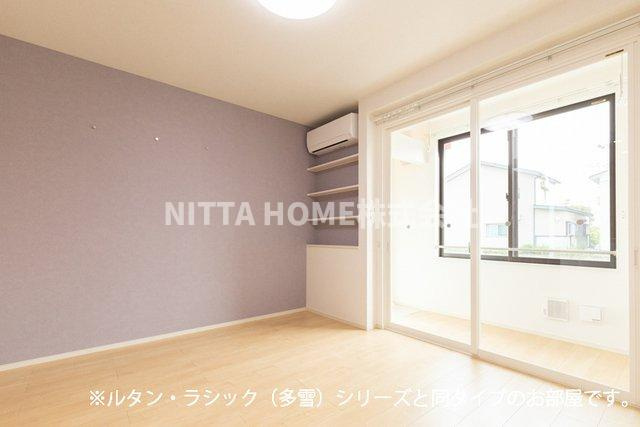 豊岡市塩津町のアパートの内装|【完成イメージ】１１．６帖の広めの洋室になります★