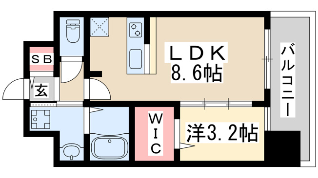 【間取り】 | プレサンス東淀川駅前プローシェ
