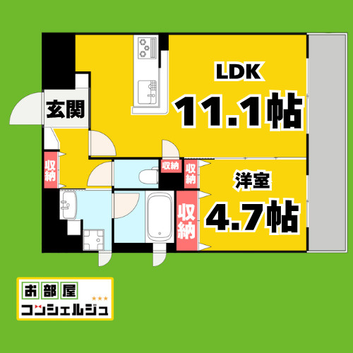 La　casa　alba　dueの間取り