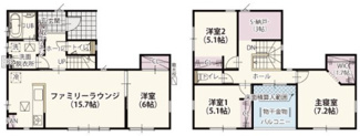 【間取り】 | クライン佐野市植上町第3期　 | 南向きで明るい室内が好印象☆