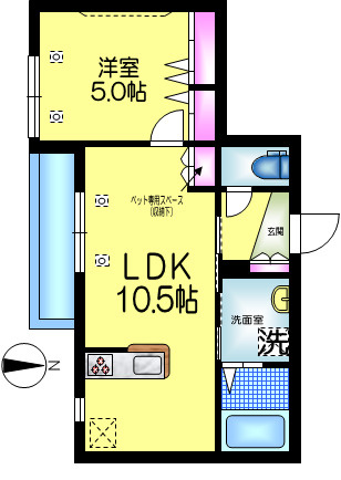 アリーチェ東船橋の間取り