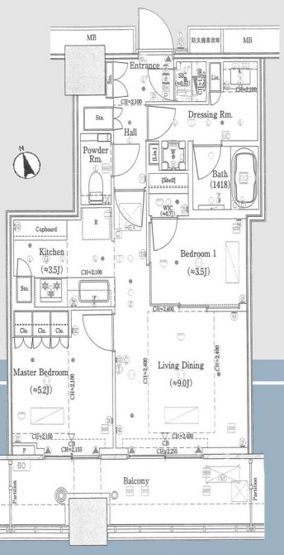 【間取り】 | WORLD TOWER RESIDENCE