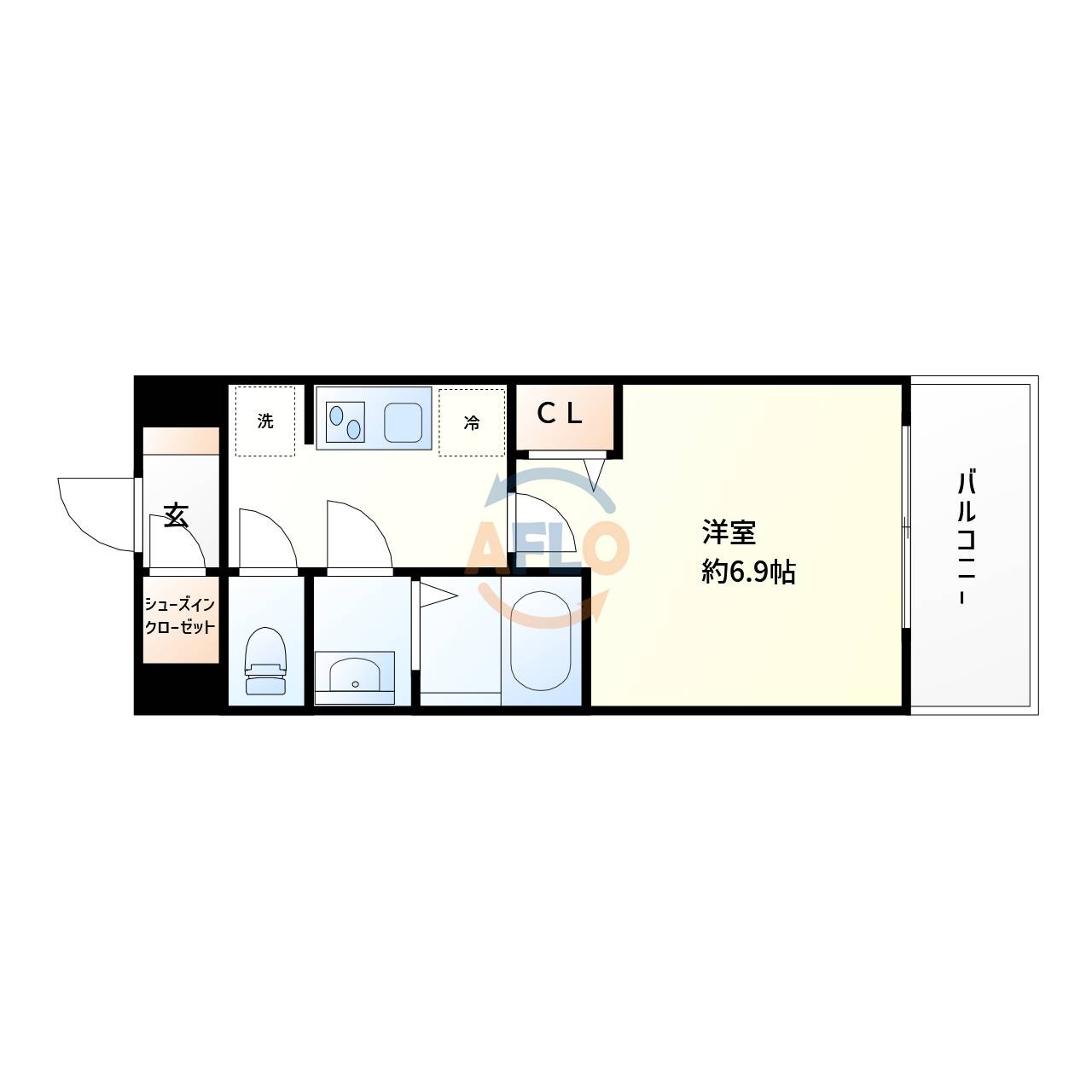 リッツ新大阪の間取り|リッツ新大阪　間取り